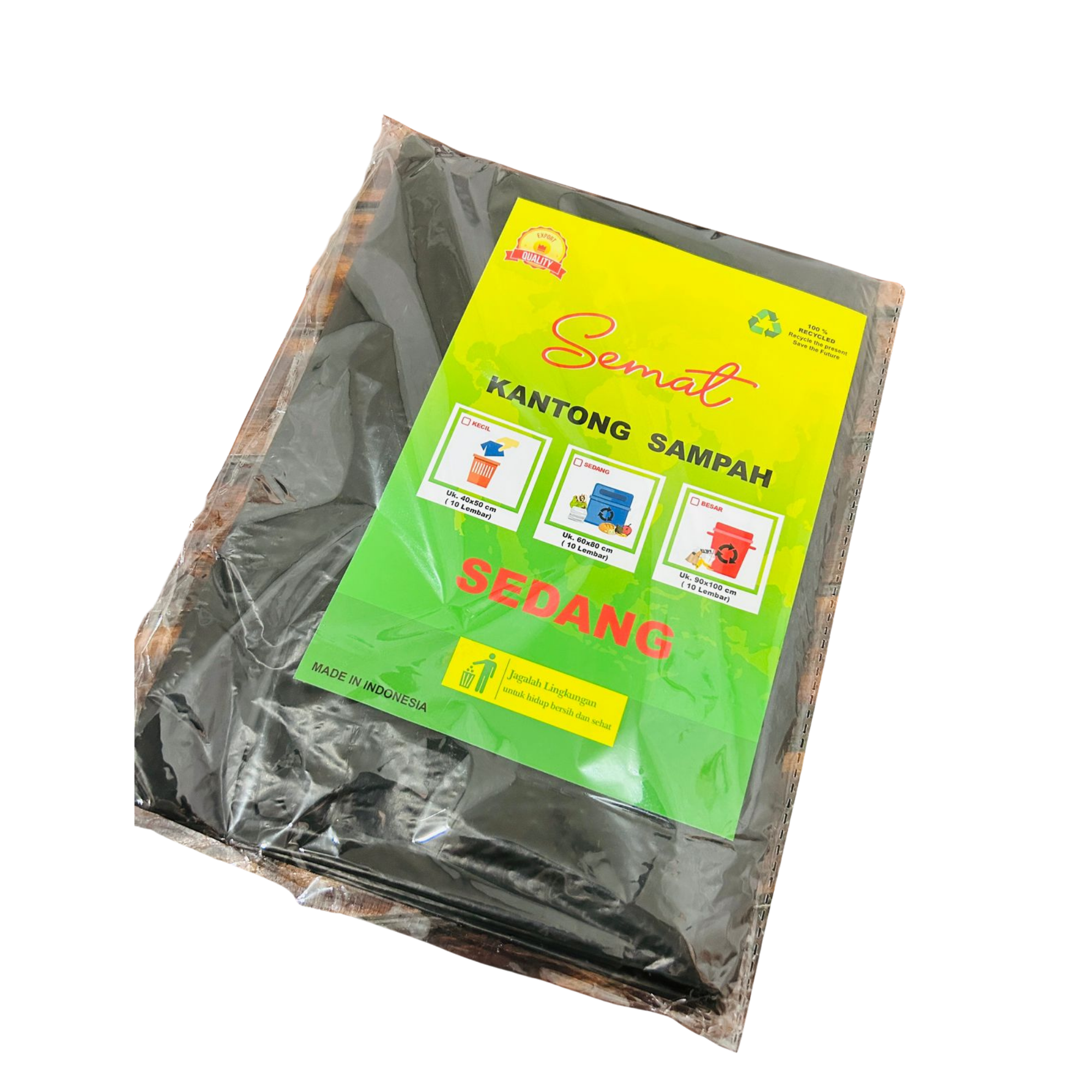 Plastik Sampah Sedang